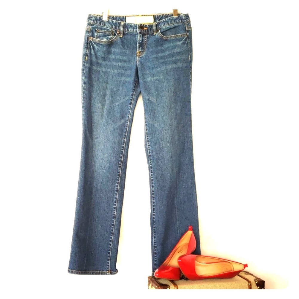 Loft Slim Boot Jeans EUC